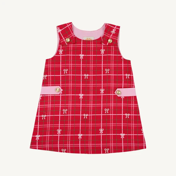 Janie Jumper Torrington Tartan with Pier Party Pink