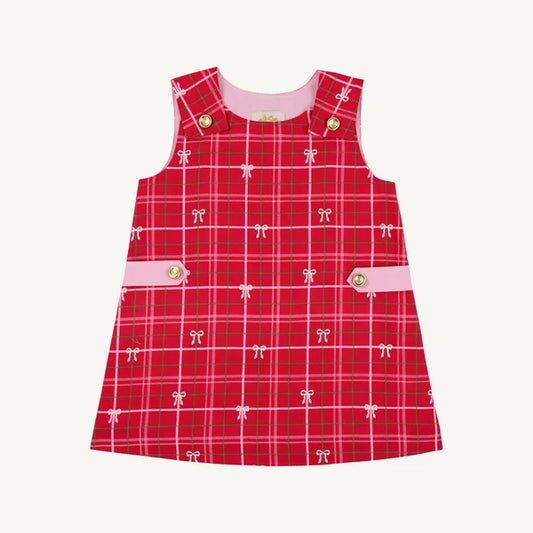 Janie Jumper Torrington Tartan with Pier Party Pink