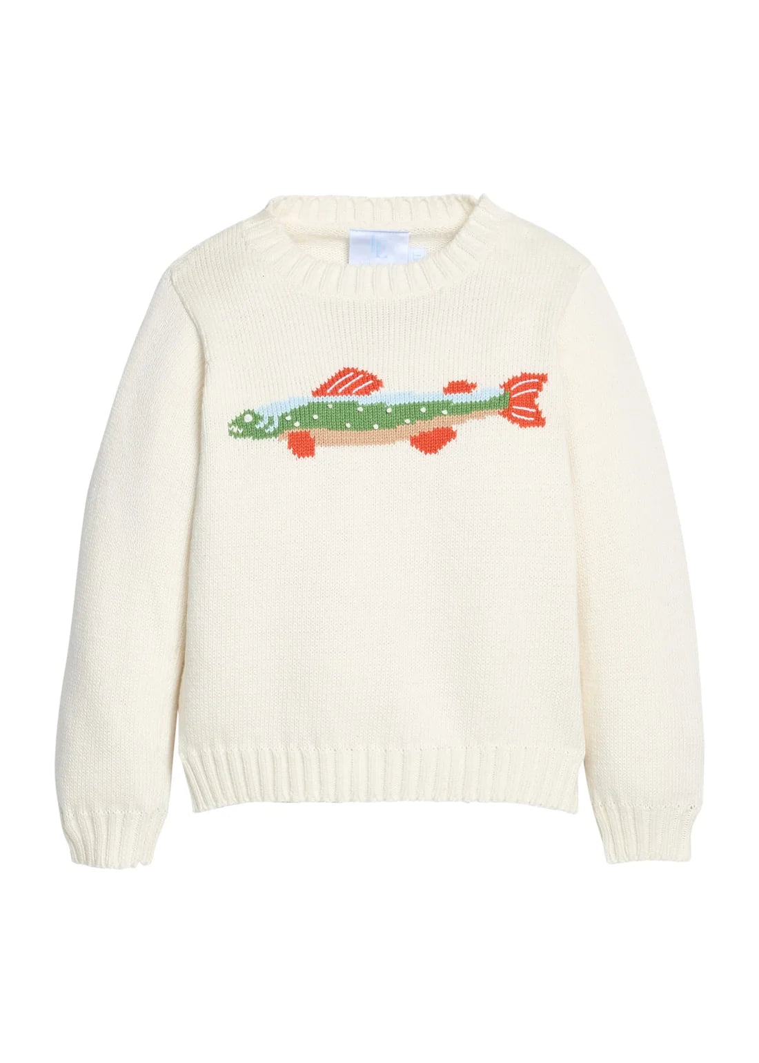 Intarsia Sweater Brook Trout