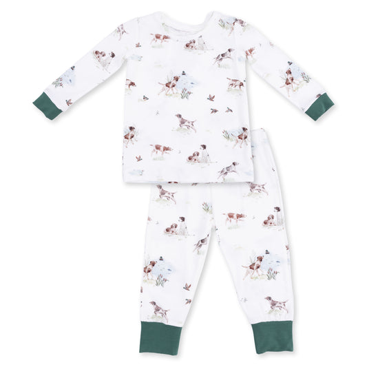 Pointer Pups and Duck Buddies Long Sleeve Loungewear Set