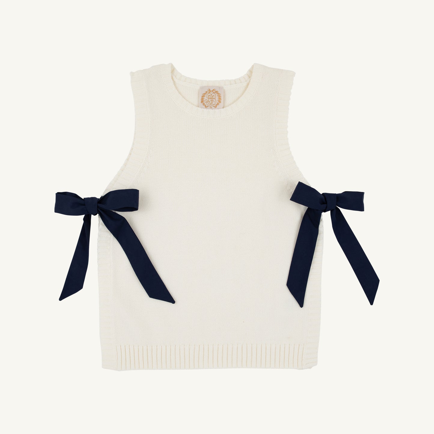 Shae Sweater Vest Palmetto Pearl Nantucket Navy