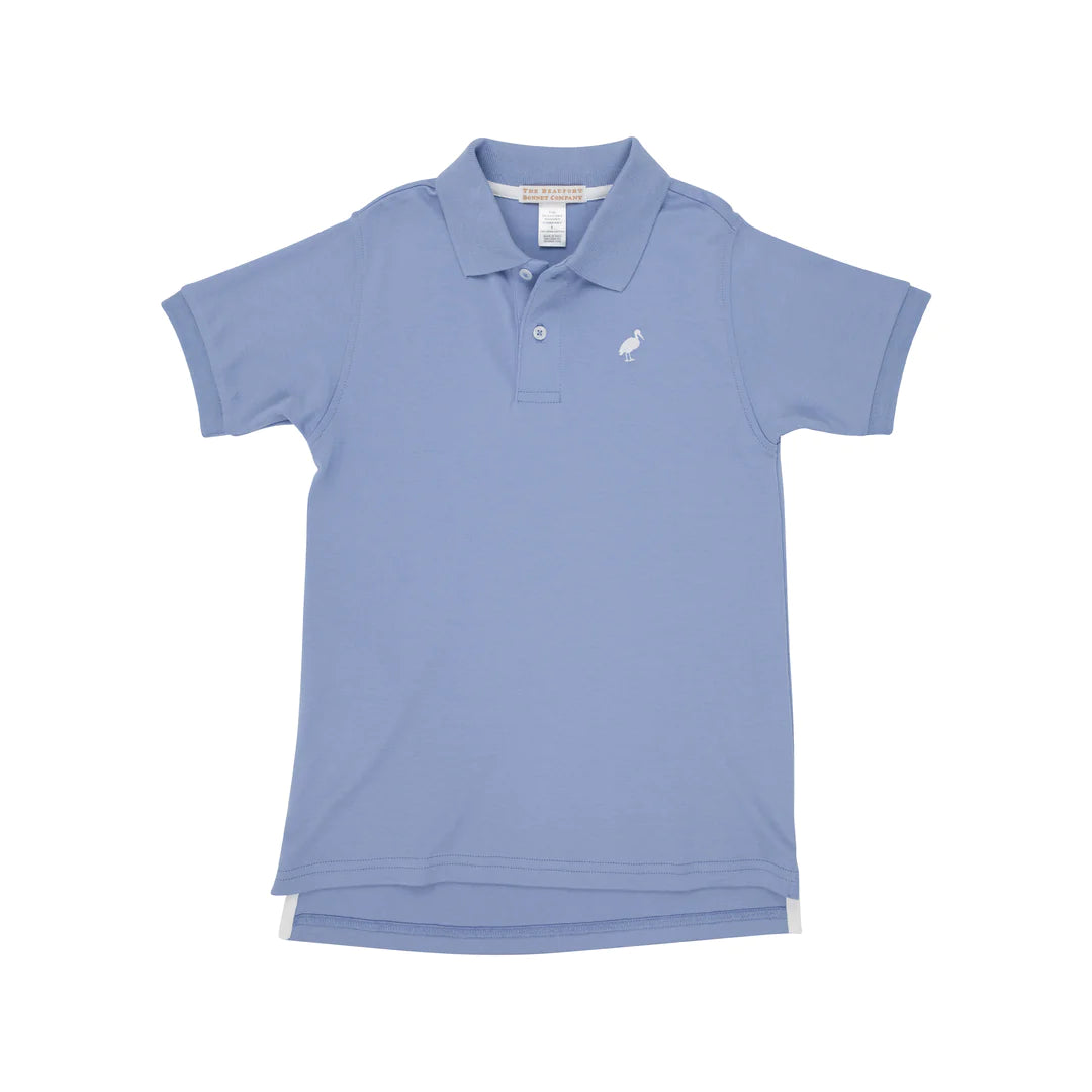 Prim & Proper Polo SS-Pima, Park City Periwinkle