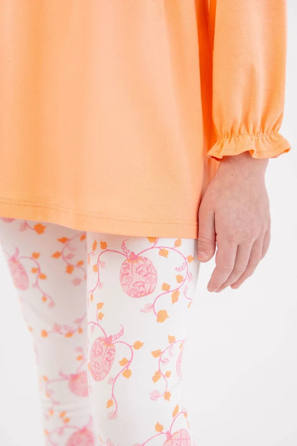 Maude's A Line Top Seashore Sherbet with Palm Beach Pink