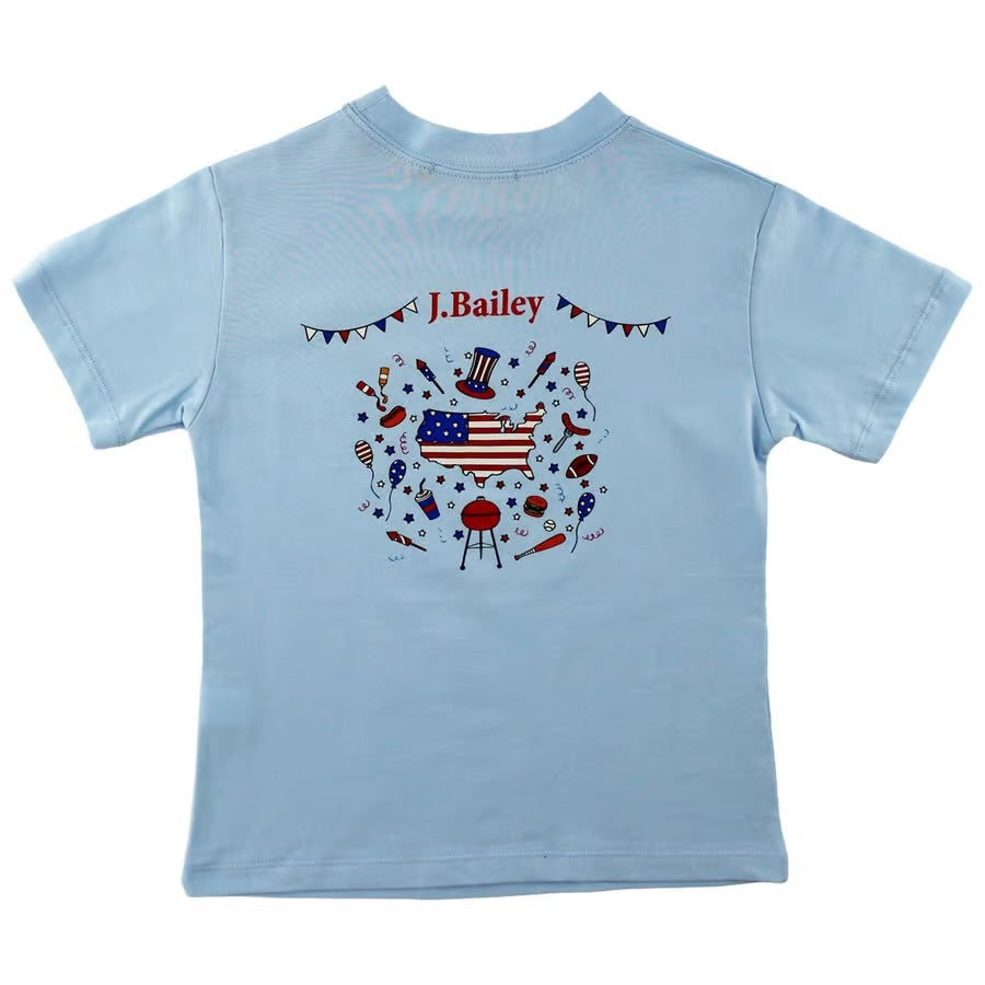 Logo Tee, Fourth Fun on Bayberry