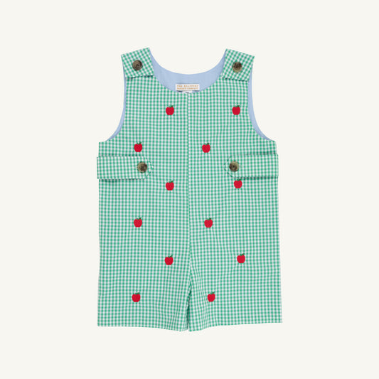 Jack Keene Critter Jon Jon Gibson Island Green Mini Gingham Beale Street Blue Apples