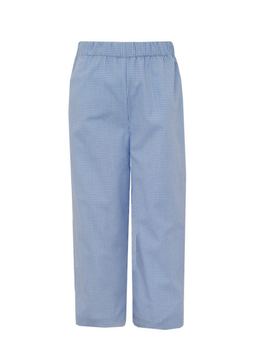 Periwinkle Blue Gingham Pants