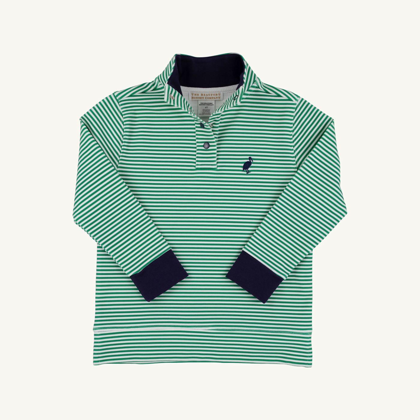 Pendleton Popped Collar Kiawah Kelly Green Stripe Nantucket Navy Nantucket Navy
