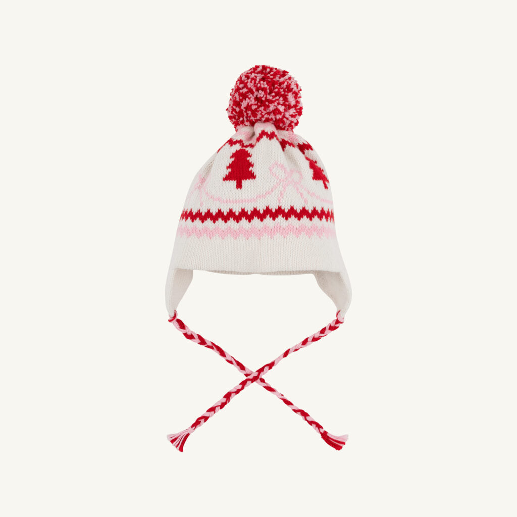 Parrish Pom Pom Hat Palmetto Pearl Bows and Trees