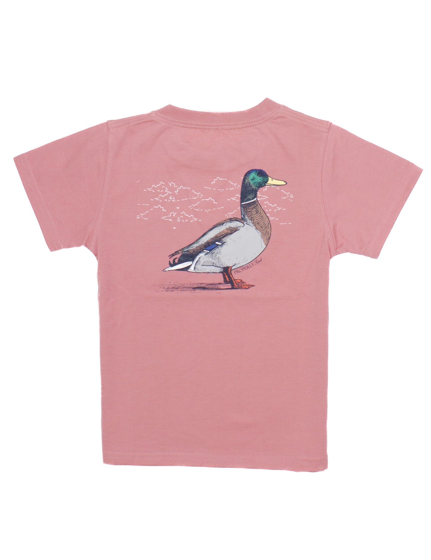 LD Duck SS Tee-Salmon