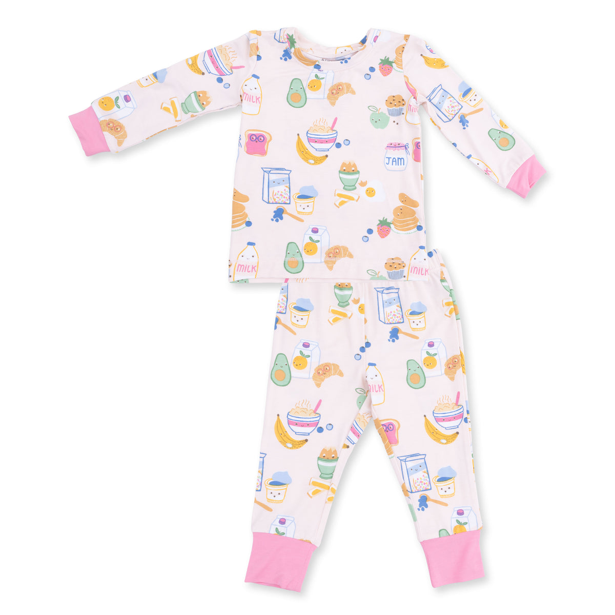 Breakfast Club Pink Long Sleeve Loungewear Set
