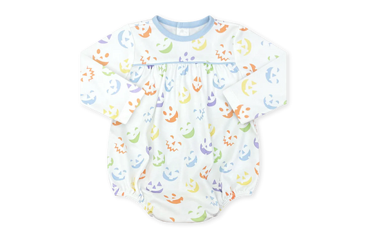 Mother May I Bubble Long Sleeve Peek-A-Boo, Park Blue