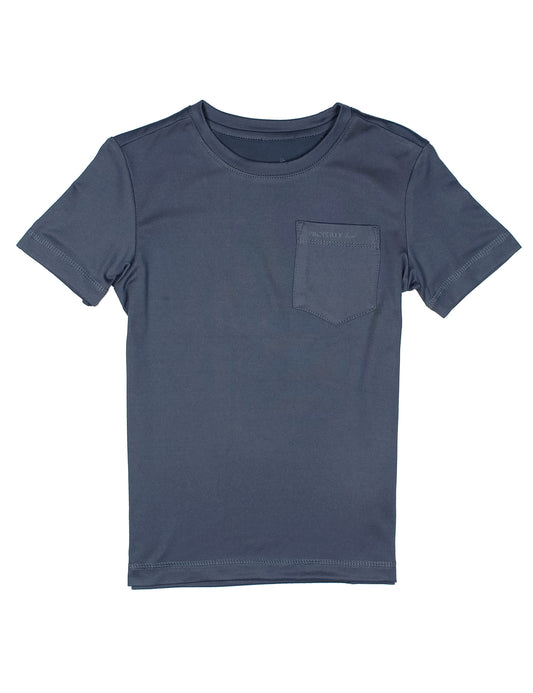 Ravine Pocket Tee-Dusk Blue