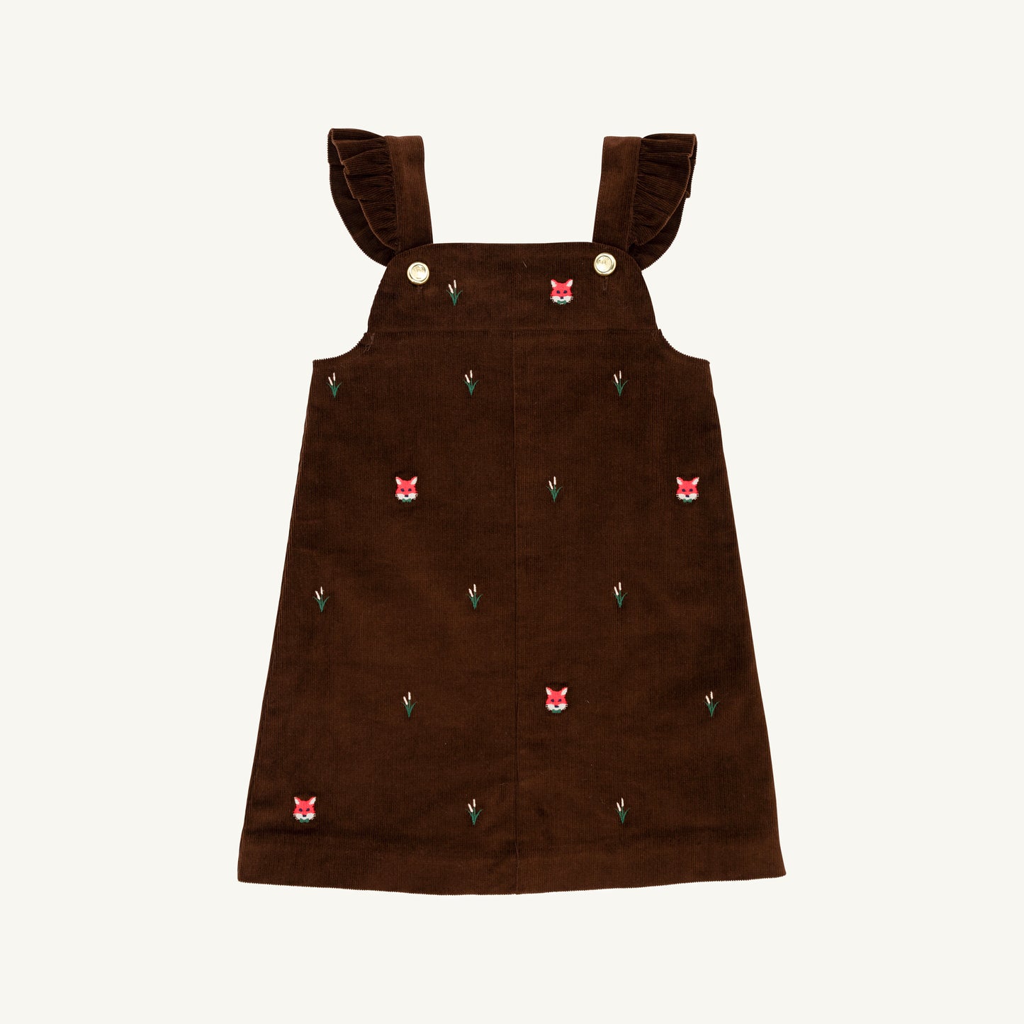 Critter Julia Jumper Corduroy Chelsea Chocolate Foxes