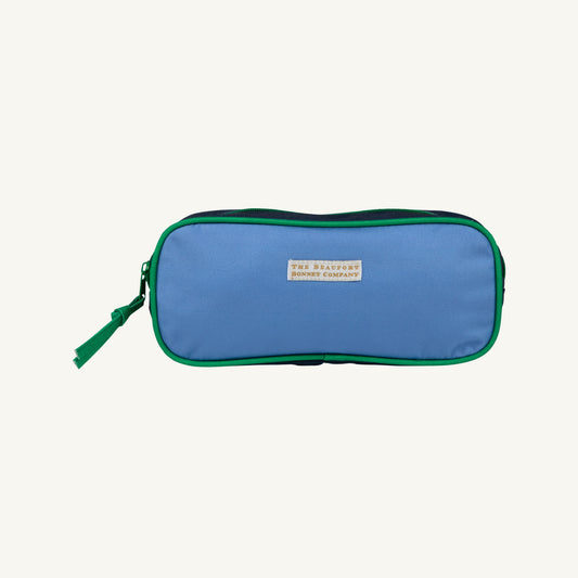 Peyton Pencil Pouch Barbados Blue Beale Street Blue Nantucket Navy Kiawah Kelly Green