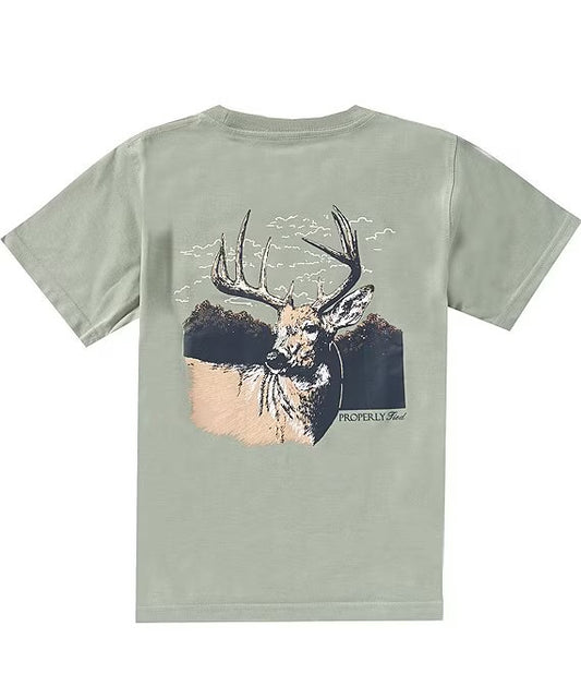Boys Buck SS Sage