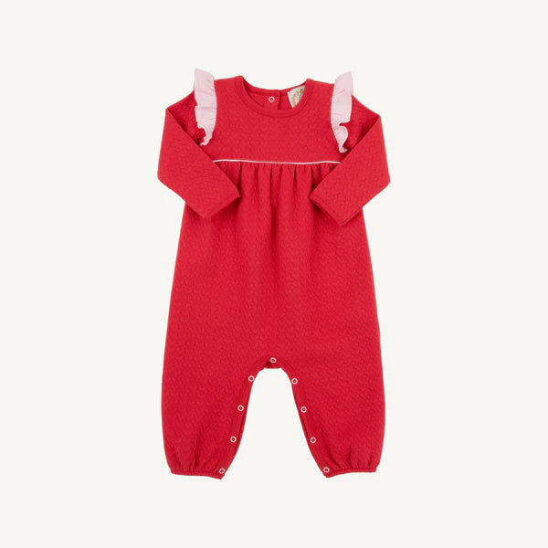 Leigh Ann Angel Sleeve Romper Leigh Ann Angel Sleeve Romper (Quilted)