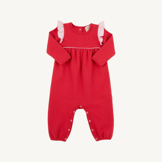 Leigh Ann Angel Sleeve Romper Leigh Ann Angel Sleeve Romper (Quilted)