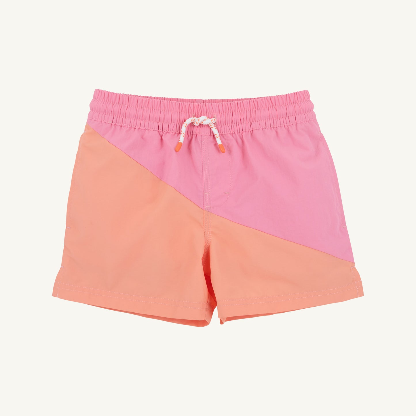 Country Club Colorblock Trunks Hamptons Hot Pink Seashore Sherbert