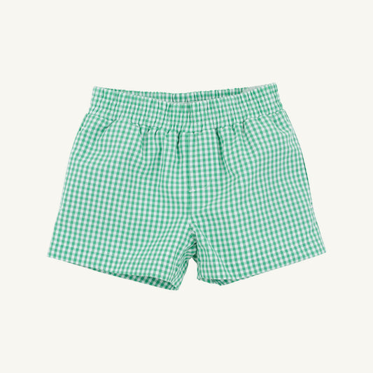Sheffield Shorts Gibson Island Green Mini Gingham Multicolor
