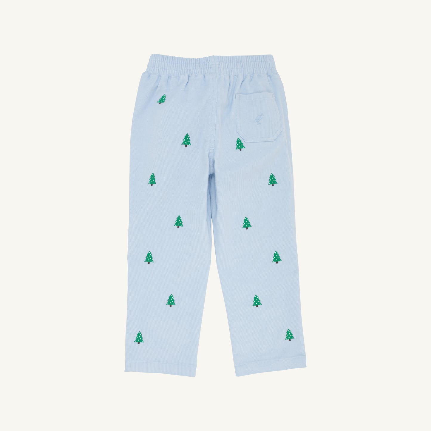 Critter Sheffield Pants Corduroy Buckhead Blue Christmas Trees