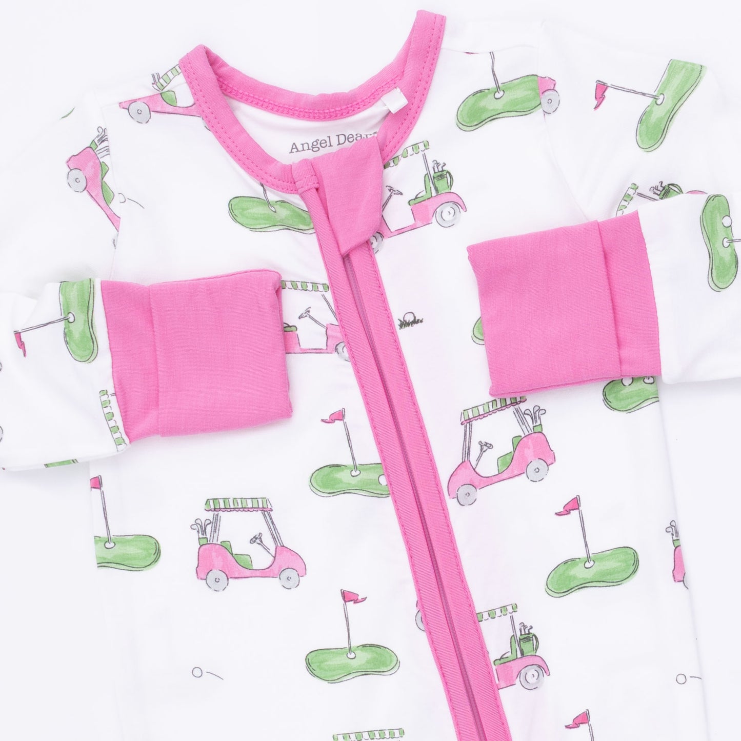 Golf Carts Pink Convertible Romper