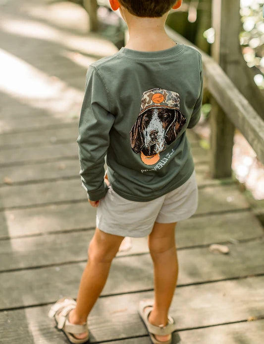 Boys Man's Best Friend LS Olive