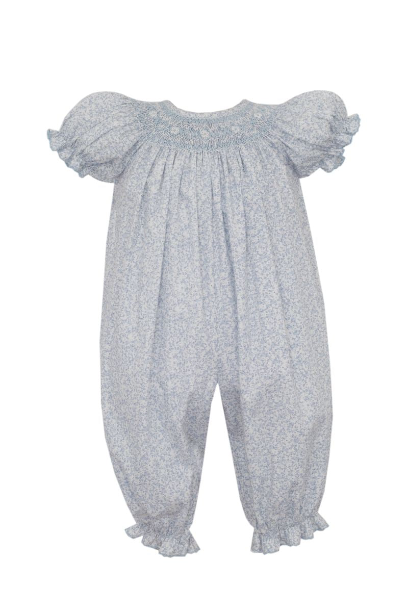 Grace Light Blue Liberty Print Romper