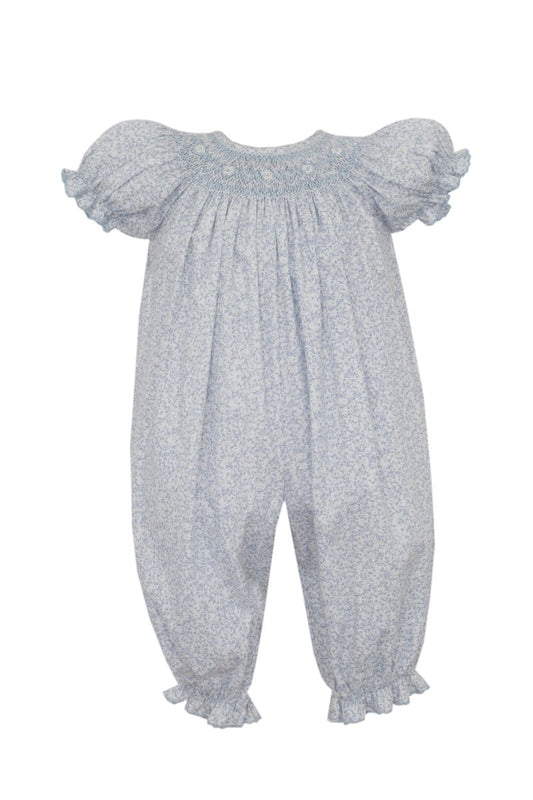 Grace Light Blue Liberty Print Romper