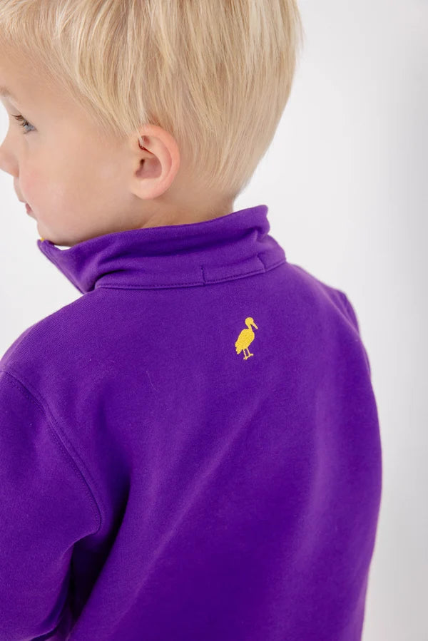 Hayword Half Zip LSU LSU Purple LSU Gold