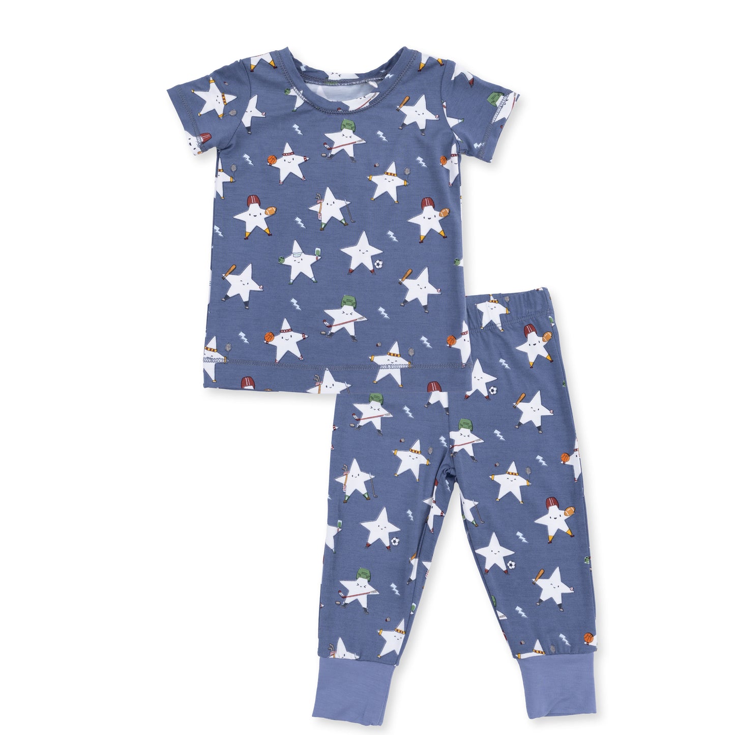 Sports All Stars Glow in the Dark Short Sleeve Loungewear Set