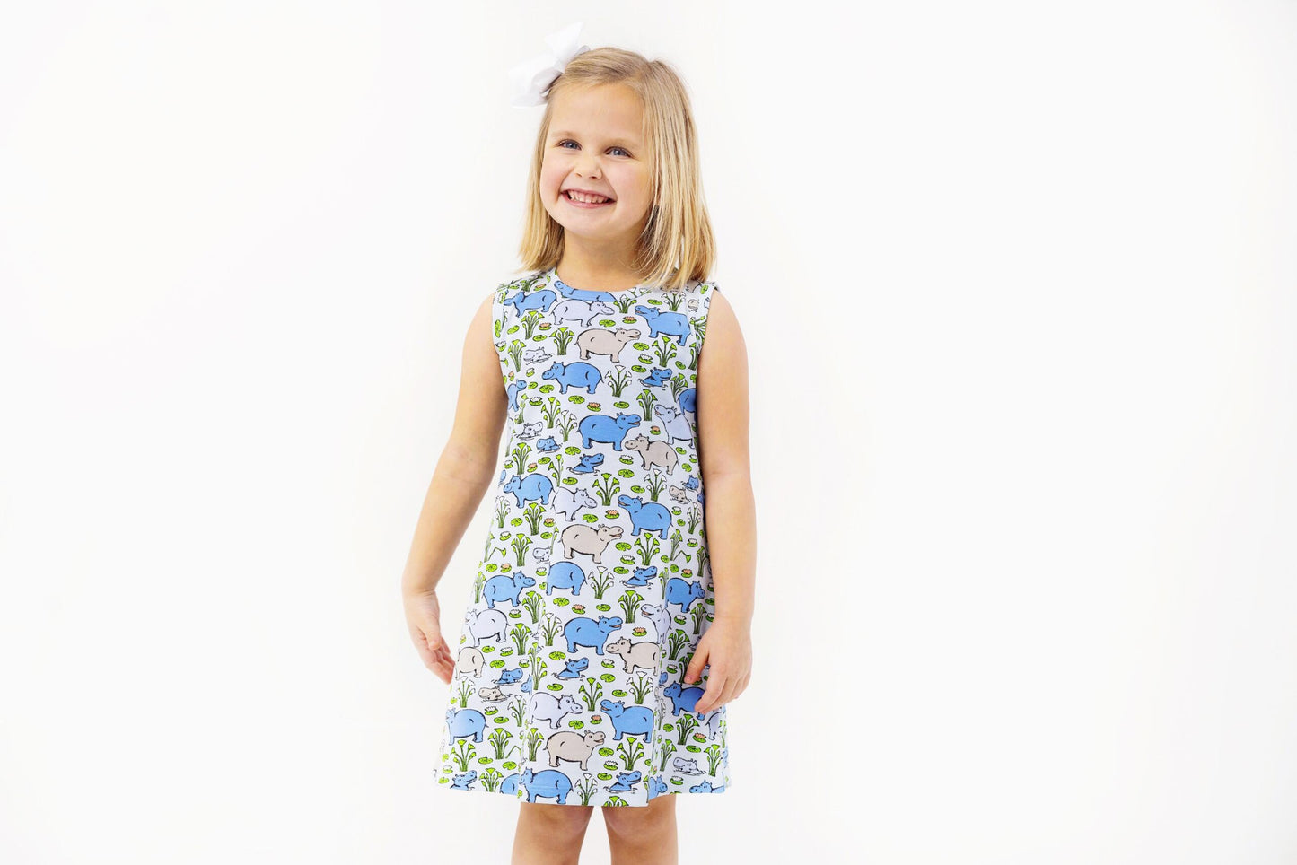 Polly Play Dress Bal Harbor Hippo Beale Street Blue