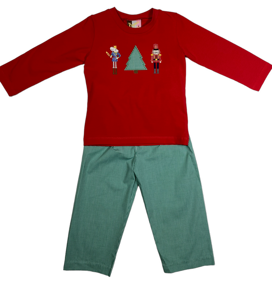 Nutcracker Applique Pant Set