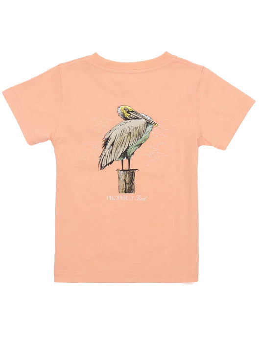 LD Pelican SS Tee-Melon Heather