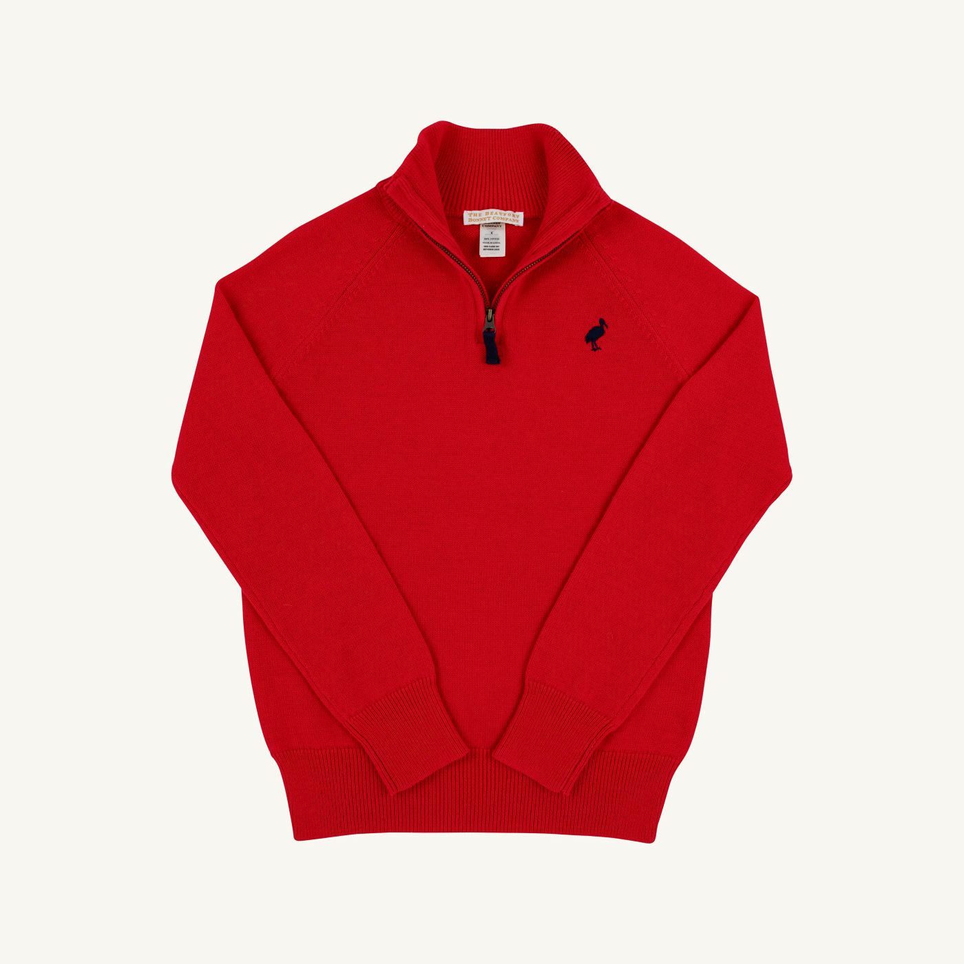 Hayden Half-Zip Sweater Richmond Red Nantucket Navy Stork