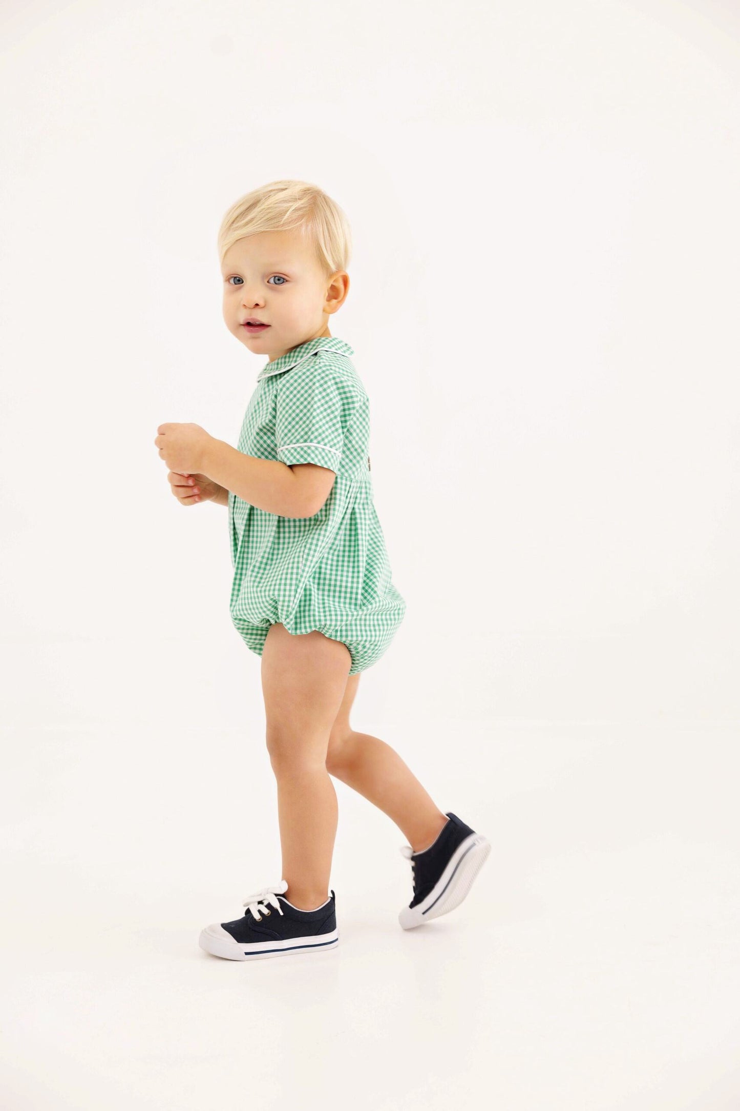 Bradford Bubble Gibson Island Green Mini Gingham