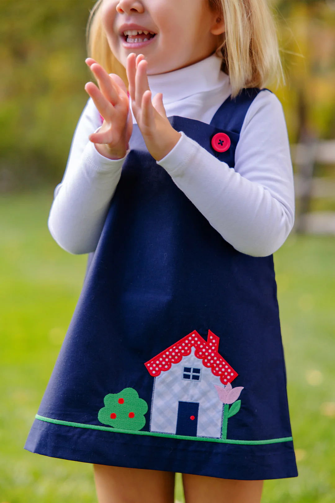 Jillian Jumper Set-House, Nantucket Navy/Richmond Red