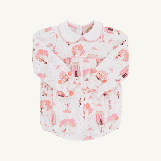 Long Sleeve Britt Bubble Pima Fall on Fincastle Rd Sandpearl Pink