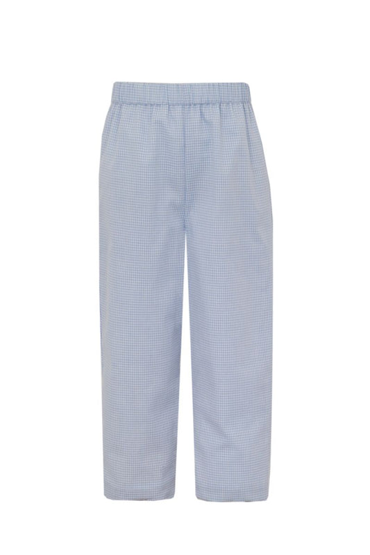 Light Blue Gingham Pants