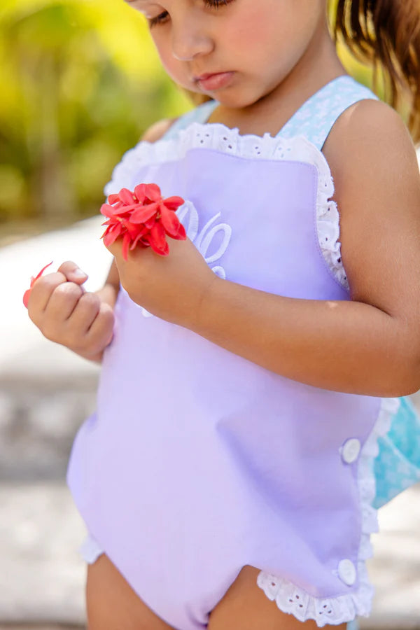 Sisi Sunsuit Lauderdale Lavendar with Dunmore Doo-Dad