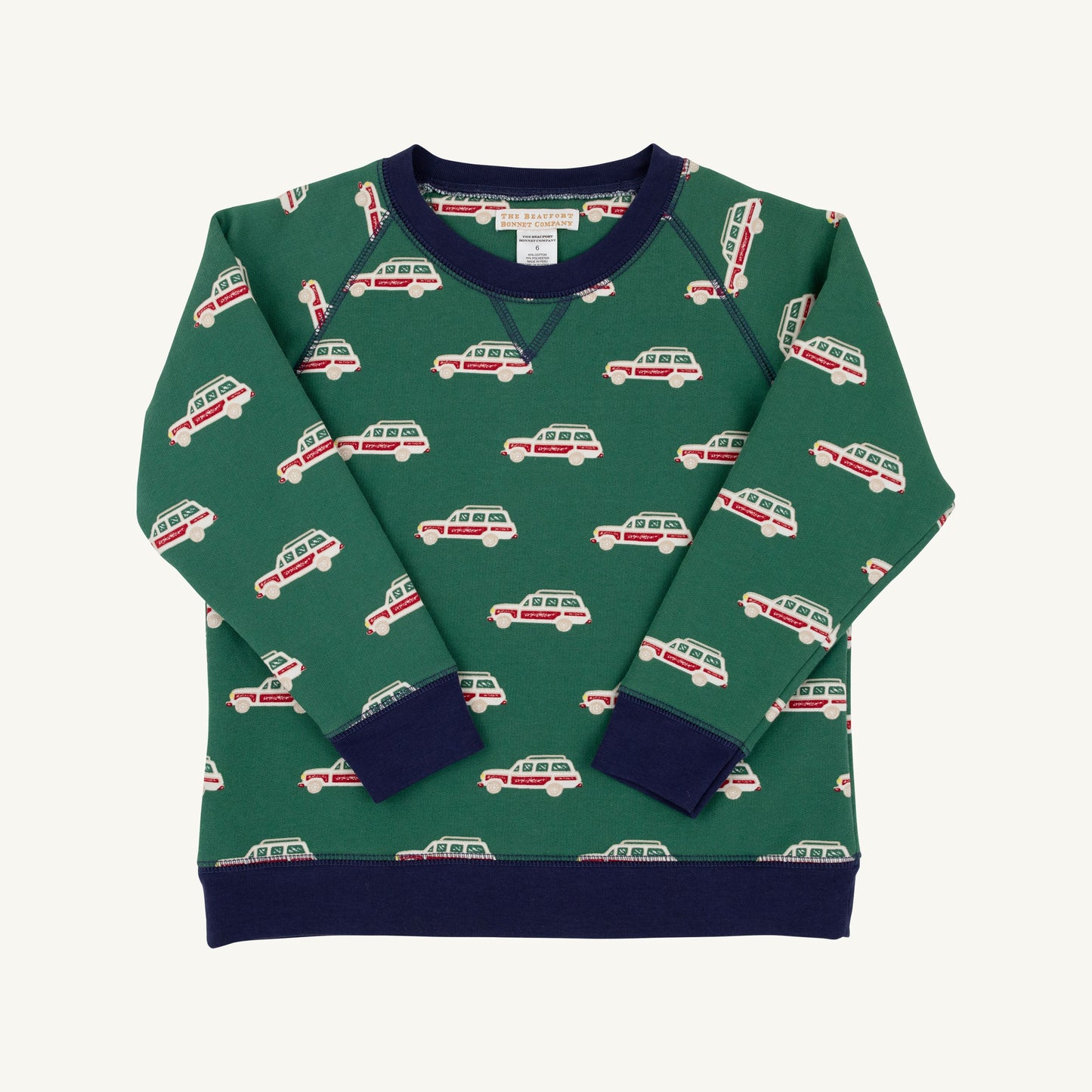Smitty Sweatshirt Windsor Wagon (Grier Green) Nantucket Navy