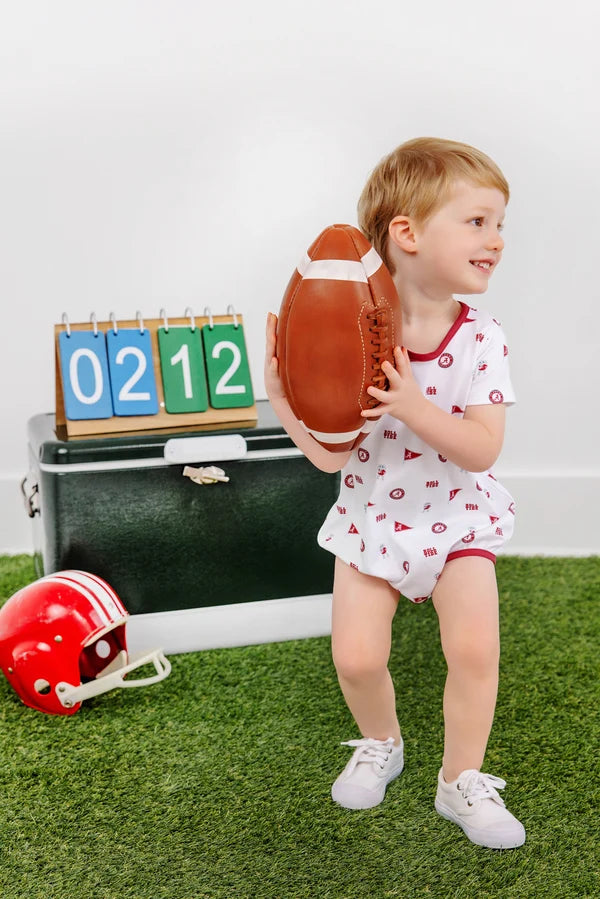 Short Sleeve Patton Play Bubble Sweet Home Honey (Boys) Alabama Crimson