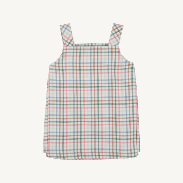 Pleated Ginny Jumper Manalapan Plaid