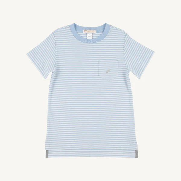 Carter Crewneck Beale Street Blue Stripe/Beale Street Blue/Grantley Gray