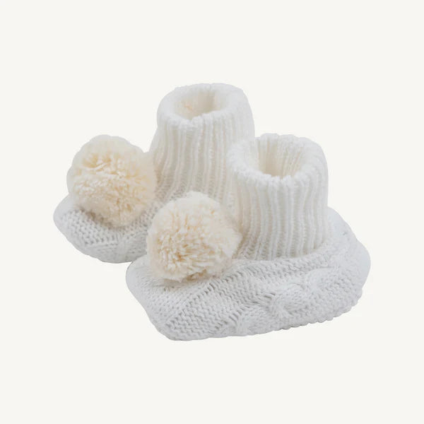 Bryer Bootie Worth Ave White/Palmetto