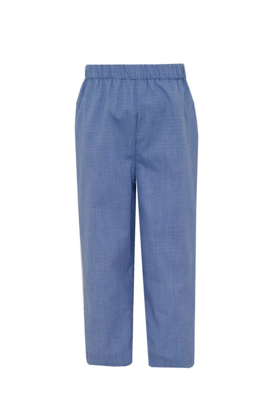 Royal Blue Gingham Pants