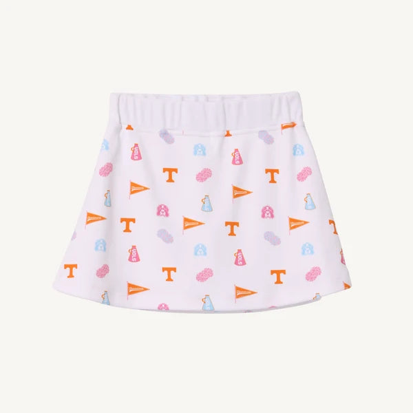 Searcy Skort Tennessee Victory in Orange Worth Ave White