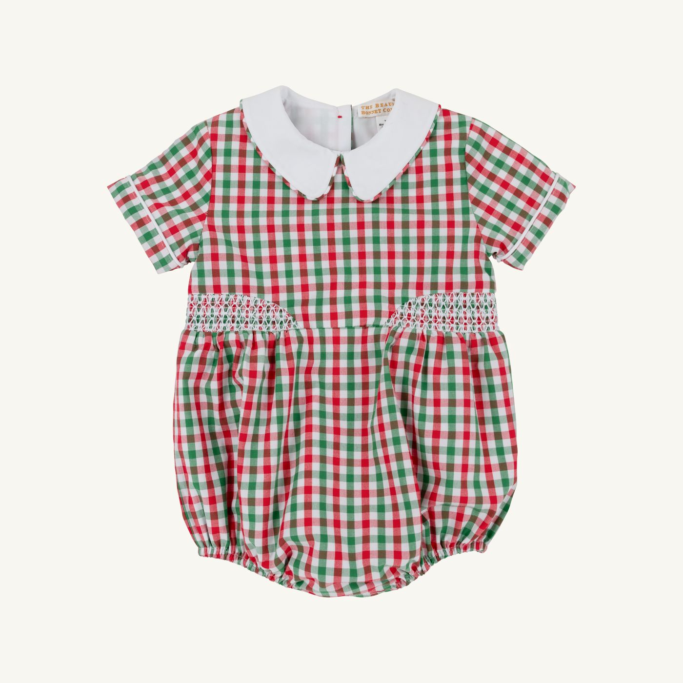 Brentley Bubble Richmond Red and Kiawah Kelly Green Gingham Worth Ave White