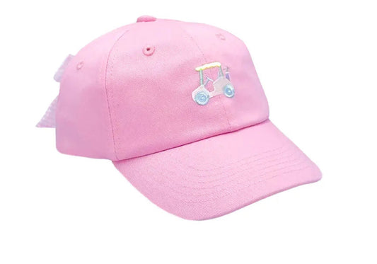 Bits & Bows Baseball Hat - Girls Golf