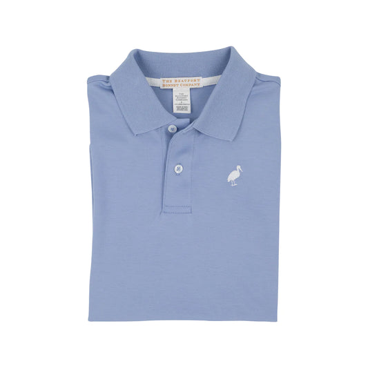 Prim & Proper Polo SS-Pima, Park City Periwinkle