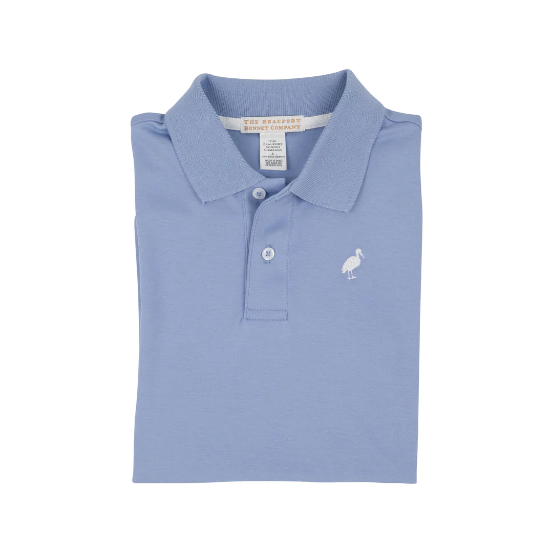 Prim & Proper Polo SS-Pima, Park City Periwinkle